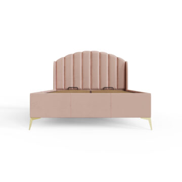 Haikou Pink 4’6 Double End Lift Ottoman Bed