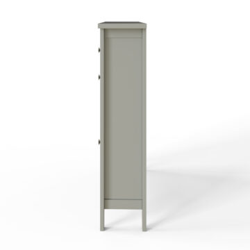 Grey Two Tier Shoe Cabinet