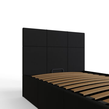 Marikina Black 3′ Side Lift Ottoman Single Bed