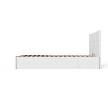 Marikina White 3′ Side Lift Ottoman Single Bed