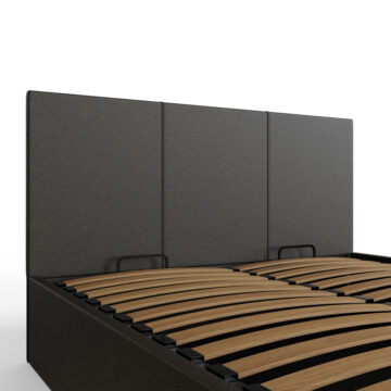 Marikina Grey 4′ Side Lift Ottoman Small Double Bed