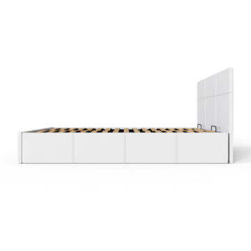 Marikina White 4′ Side Lift Ottoman Small Double Bed