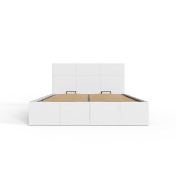 Marikina White 4’6 Side Lift Ottoman Double Bed