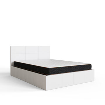 Marikina White 4’6 Side Lift Ottoman Double Bed