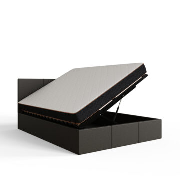 Marikina Grey 5′ Side Lift King Size Ottoman Bed