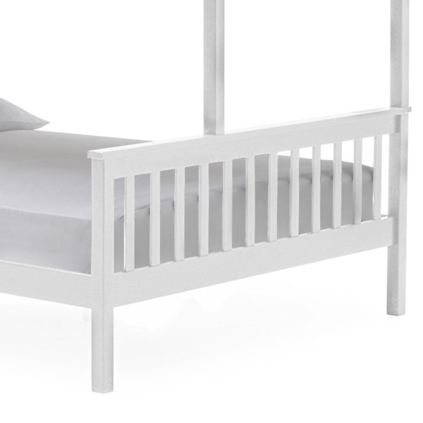 Felix Bunk Bed - 3' & 4'6 White | Fully Assembled