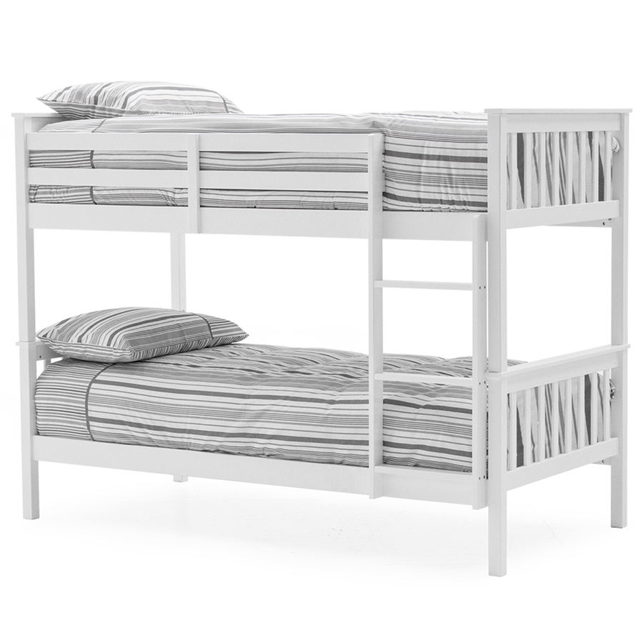 Felix Bunk Bed White Fully Assembled Oak World