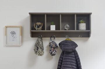 Grey Wall Rack