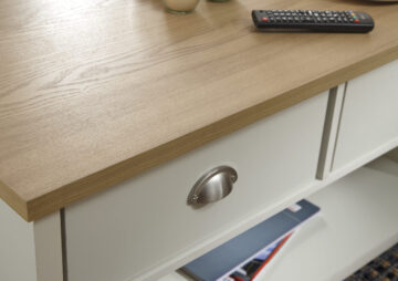 Fife Cream 2 Drawer Coffee Table | Cream | Clearance