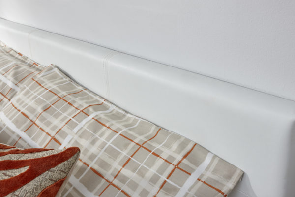 Marikina End Lift Ottoman Double Bed | White