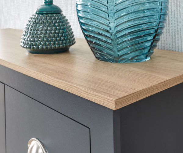 Fife Slate Blue Merchants Chest | Slate Blue | Self Assembly