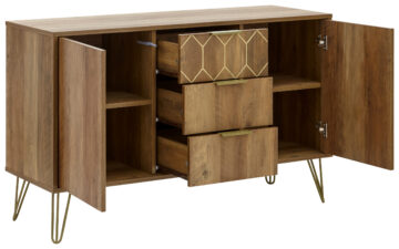 Kentwood 2 Door Sideboard with Drawers | Mango Finish
