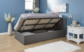 Marikina Grey 3′ Side Lift Ottoman Single Bed