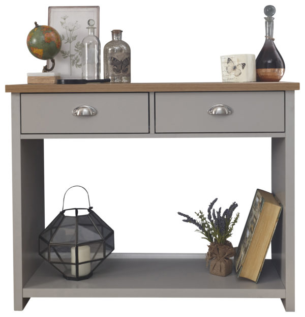 Fife Grey Console Table | Grey | Self Assembly