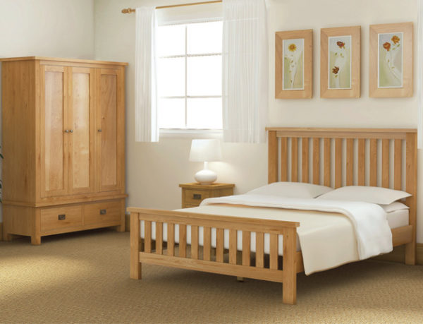 Belmont Oak Gentlemans Wardrobe