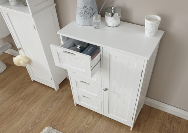 Skala White Multi Cabinet | Self Assembly