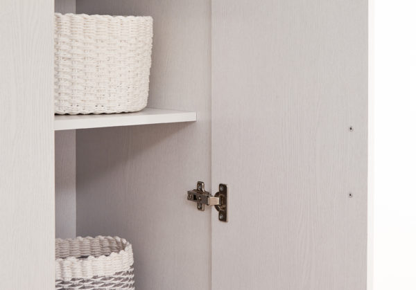 Elgin 4 Piece Bedroom Set Wardrobe Chest & Bedsides | White