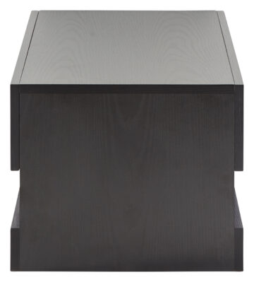 Lugo Black Coffee Table | Lift Up Panels