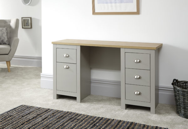 Fife Grey Desk | Grey | Self Assembly