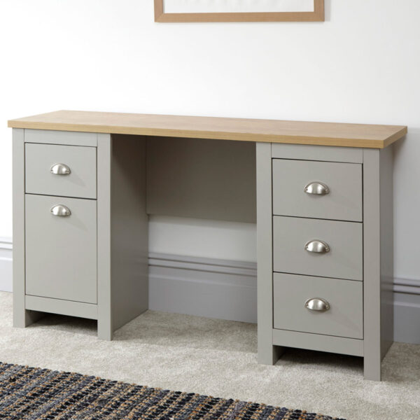 Fife Grey Desk | Grey | Self Assembly