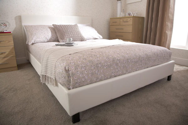 Simplicity Double Bed in A Box | White