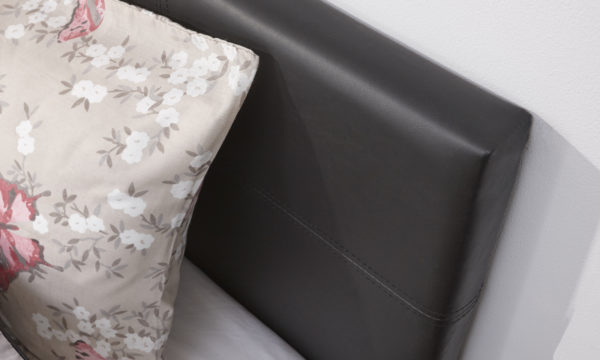 Marikina End Lift Ottoman Single Bed | Black