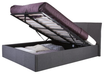Baltimore Grey 5′ King Size Ottoman Bed