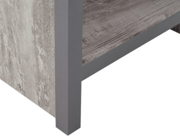 Fenway Grey Simple Lamp Table