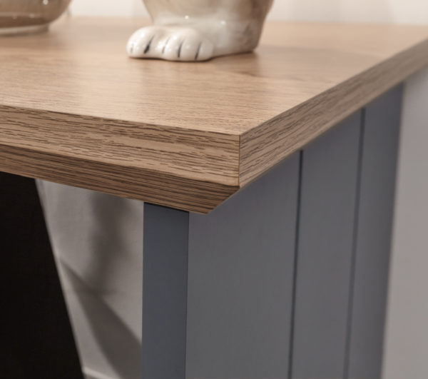 Oban Lamp Table | Slate Blue | Self Assembly