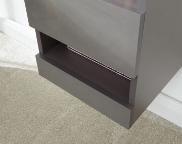 Lugo Grey Tall Shelf Unit | LEDs