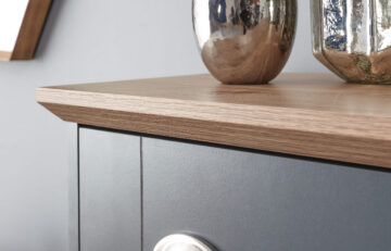 Oban Slate Blue Shoe Cabinet