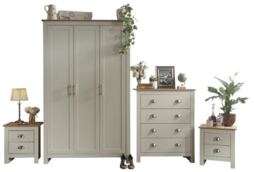 Fife Cream 4 Piece Bedroom Set | Cream | Clearance