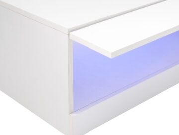 Lugo White Coffee Table | Lift Up Panels