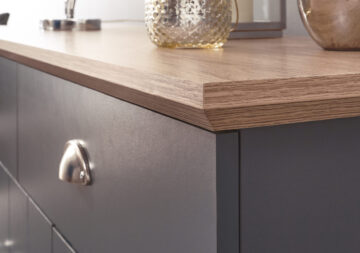 Oban Slate Blue 3 Door Large Sideboard with Drawers