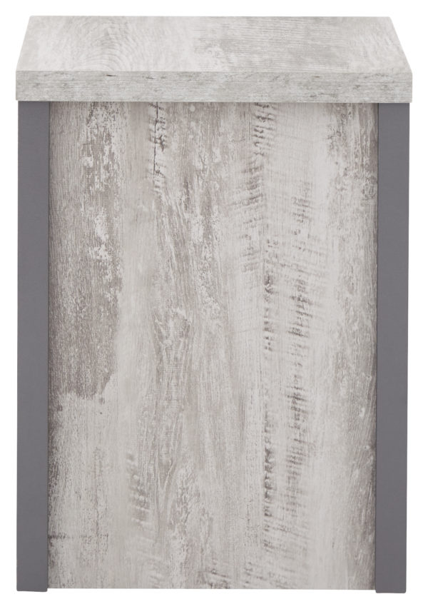 Fenway Simple Lamp Table | Grey | Self Assembly