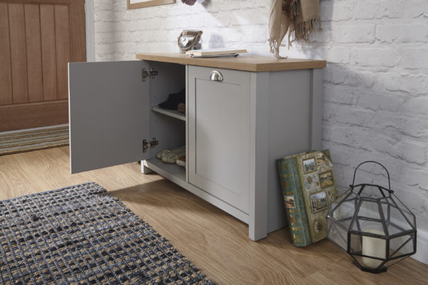 Fife Grey Shoe Unit | Grey | Self Assembly