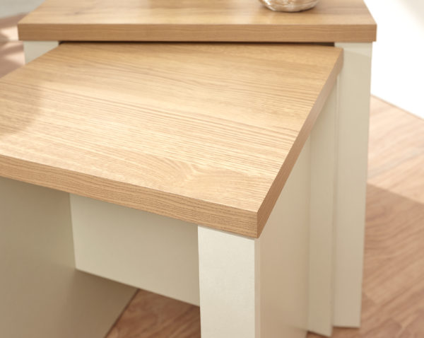 Fife Cream Nesting Tables | Cream | Self Assembly