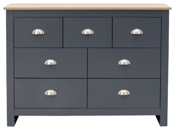 Fife Slate Blue Merchants Chest | Slate Blue | Self Assembly