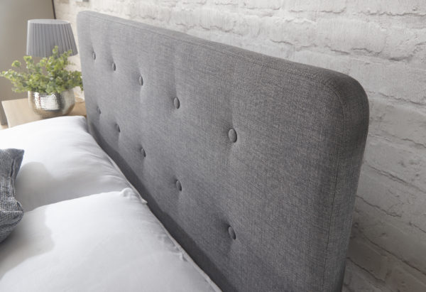 Helsinki Double Bedstead | Grey