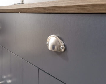 Oban Slate Blue 3 Door Large Sideboard with Drawers