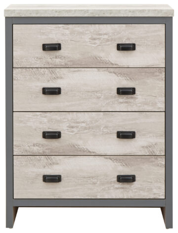 Fenway Grey 4 Piece Bedroom Set