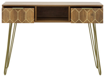Kentwood 2 Drawer Console Table | Mango Finish
