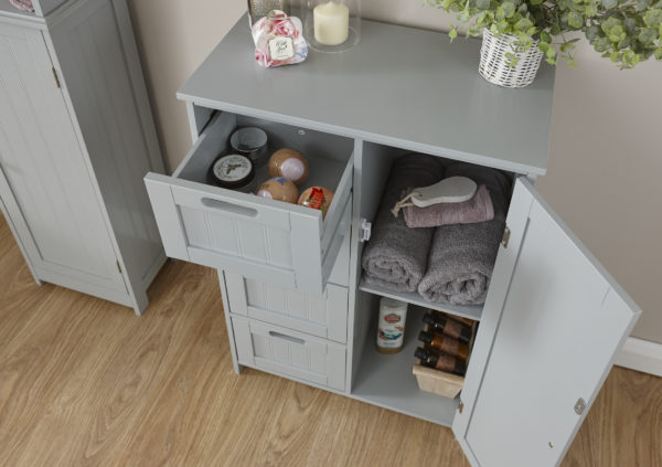 Skala Grey Multi Cabinet | Self Assembly
