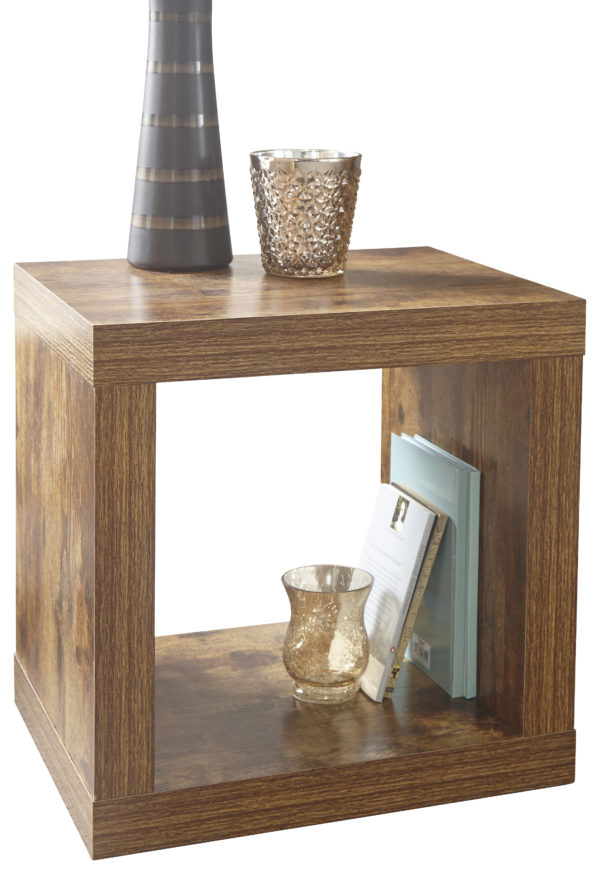 Maluku Cube Table | Mango | Self Assembly