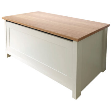 Fife Cream Blanket Box | Cream