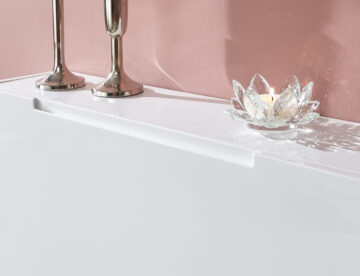 Narrow White High Gloss 2 Tier Shoe Cabinet
