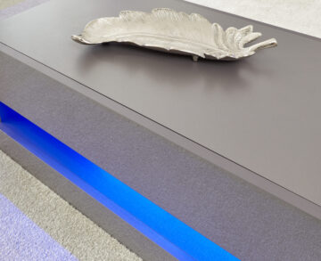Lugo Grey Coffee Table | Lift Up Panels