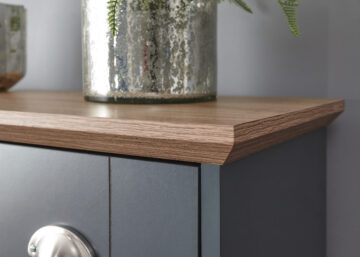 Oban Slate Blue Shoe Cabinet