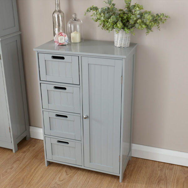 Skala Grey Multi Cabinet | Self Assembly