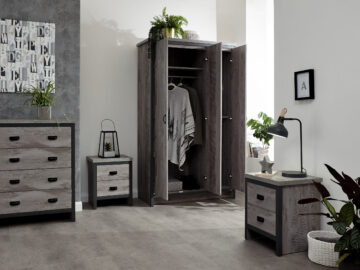 Fenway Grey 4 Piece Bedroom Set